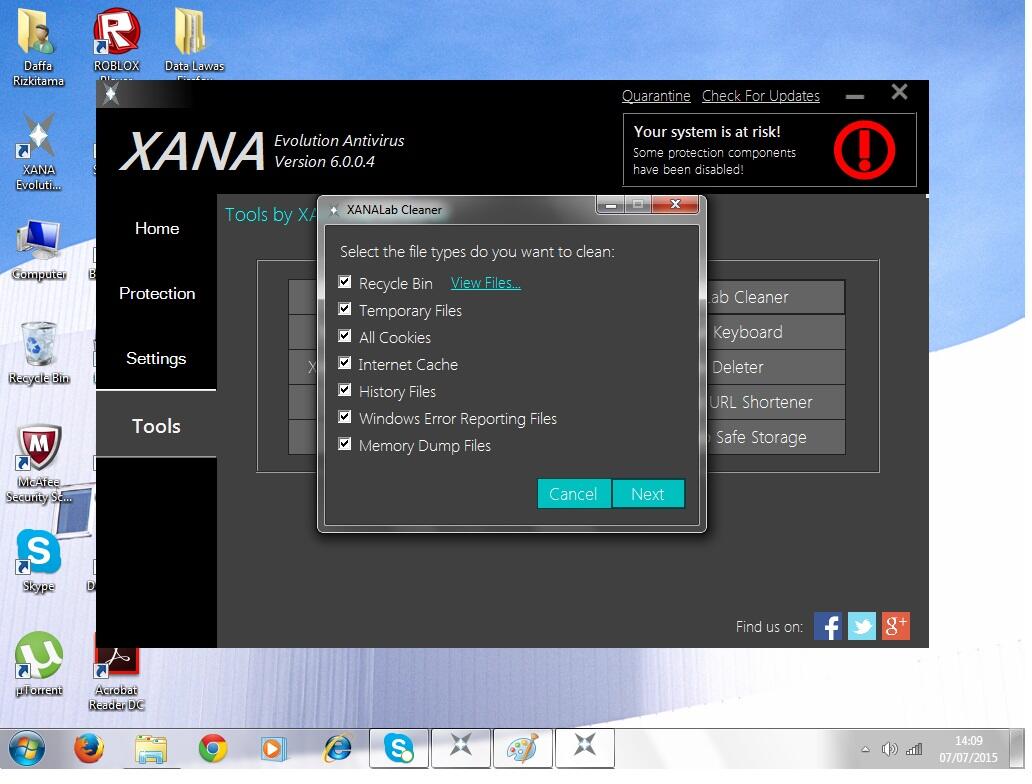 Perkenalkan XANA Lab Antivirus (antivirus Indonesia Kualitas dunia)