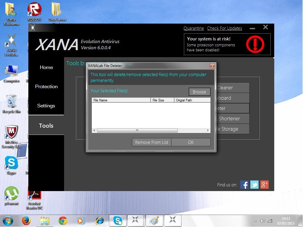 Perkenalkan XANA Lab Antivirus (antivirus Indonesia Kualitas dunia)