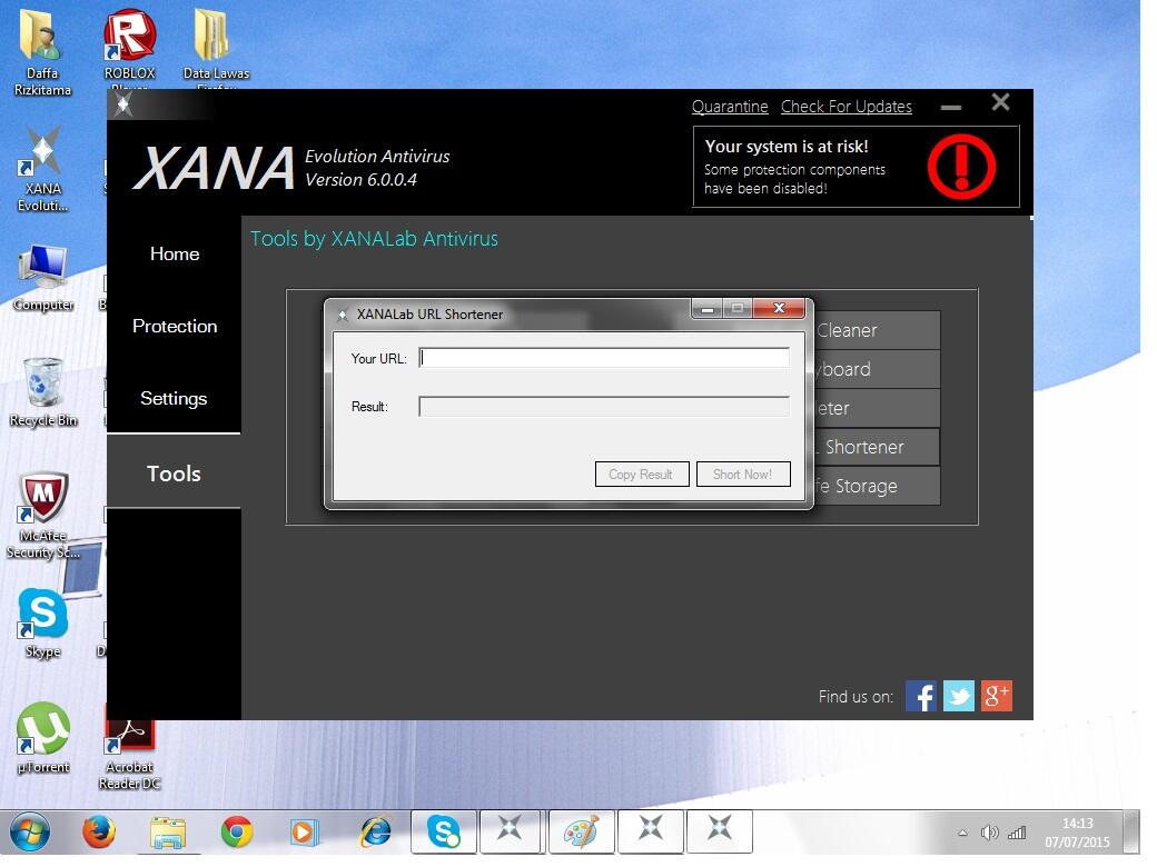 Perkenalkan XANA Lab Antivirus (antivirus Indonesia Kualitas dunia)