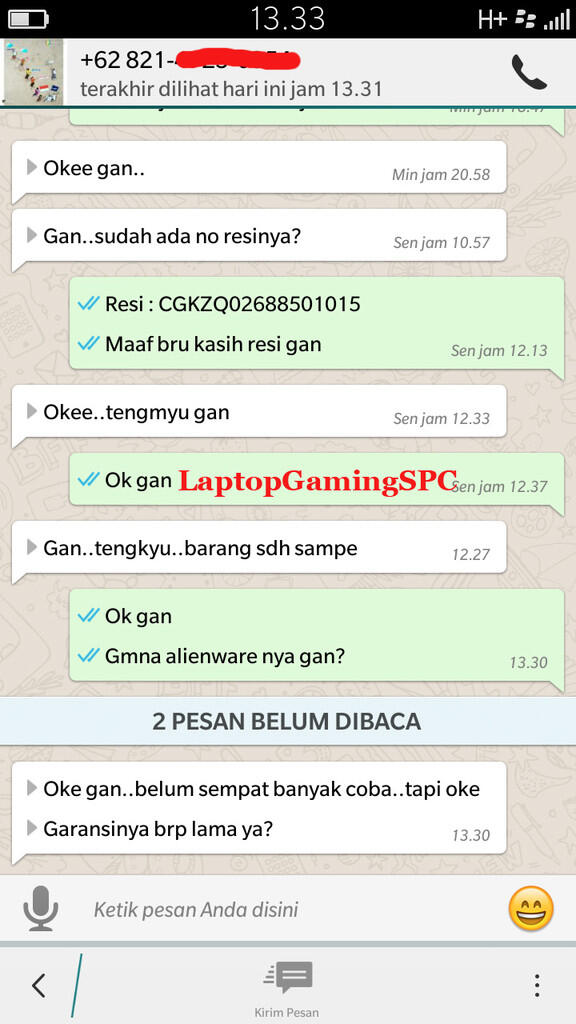 Testimonial dan Feedback > GamerJakarta.com - Laptop Gaming Specialist