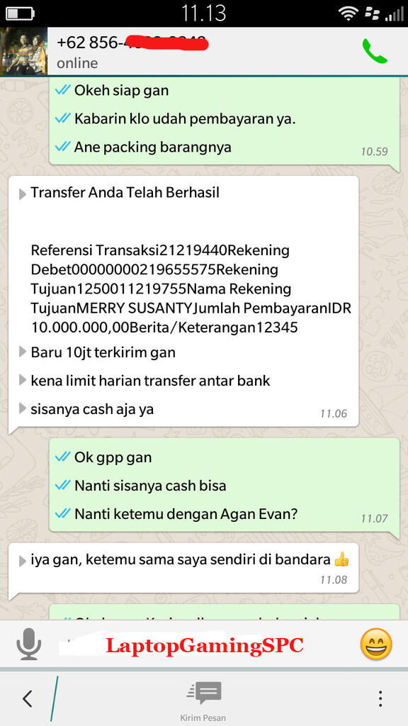 Testimonial dan Feedback > GamerJakarta.com - Laptop Gaming Specialist