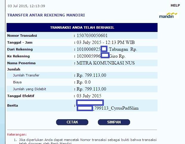 KECEWA DENGAN PEMBELIAN LEWAT CYRUSPAD.COM