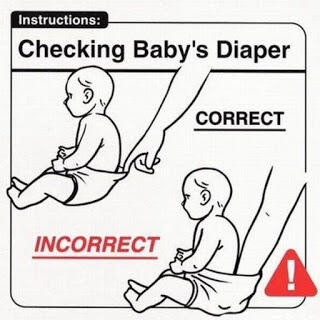 Instruksi Gambar Menjaga Bayi yang Bikin Ngakak