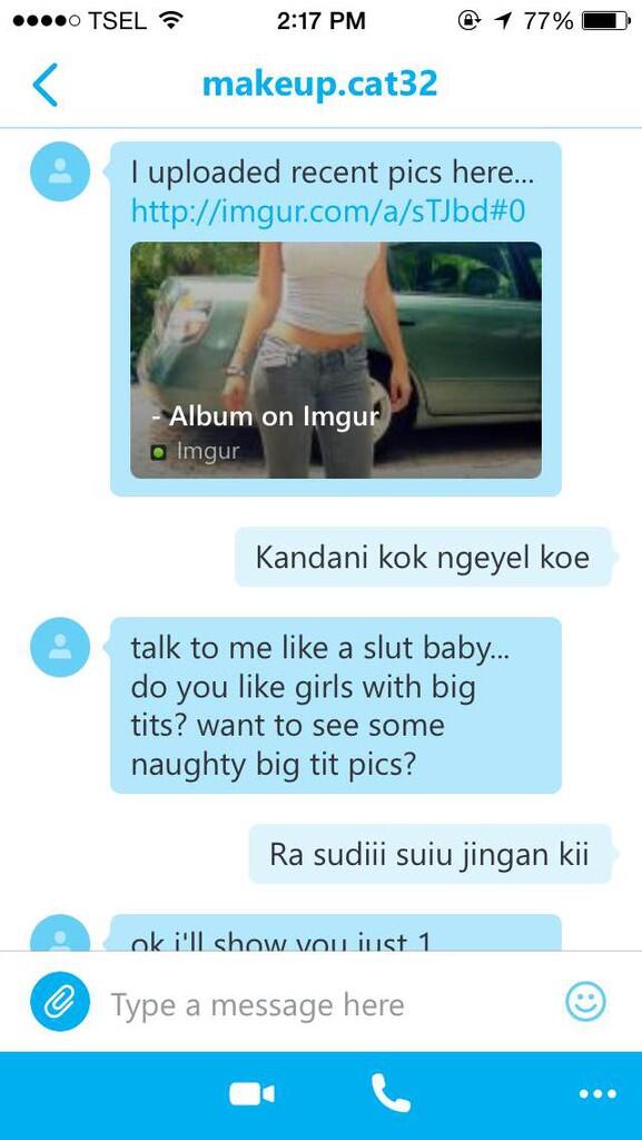 Rasah dibuka, gur nggarapi skype's autobot