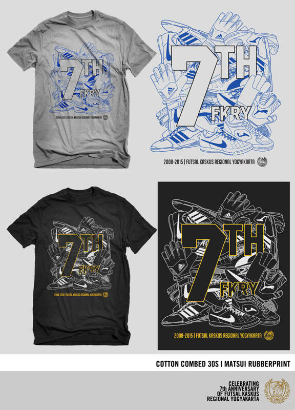 ★ ★ FUTSAL eRYe Celebrating 7th Anniversary!! &#91;P.O. Official t-Shirt 7th FKRY&#93; ★ ★