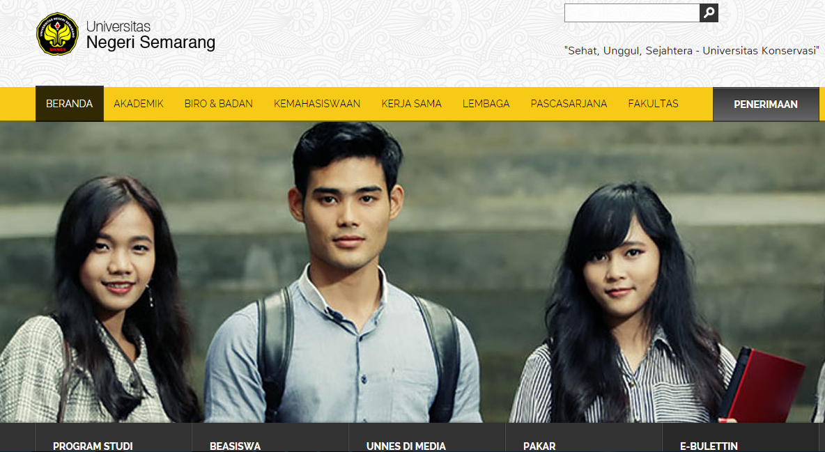 5 Universitas papan atas Indonesia yang memakai CMS Wordpress untuk laman websitenya.