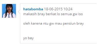Hatabomba Pensiun, Gw Boleh Pensiun Gak Bray?