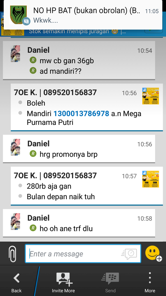 Mohon ditindak lanjuti penipuan pengisian paket inject internet.