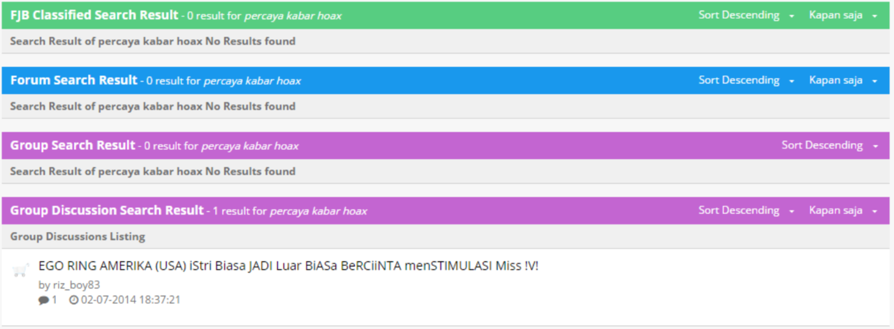 Mengapa kabar Hoax mudah dipercaya?