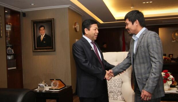 Manny Pacquiao Kunjungi Marry Jane, JK: Sama Seperti Prabowo 