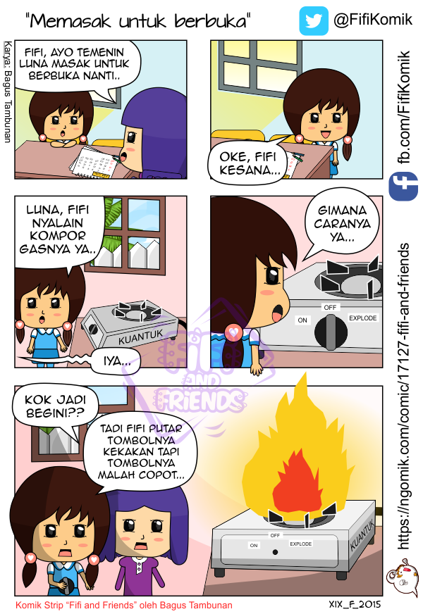 Cerita puasa Fifi yang imut dari Komik Fifi and Friends (FifiKomik)