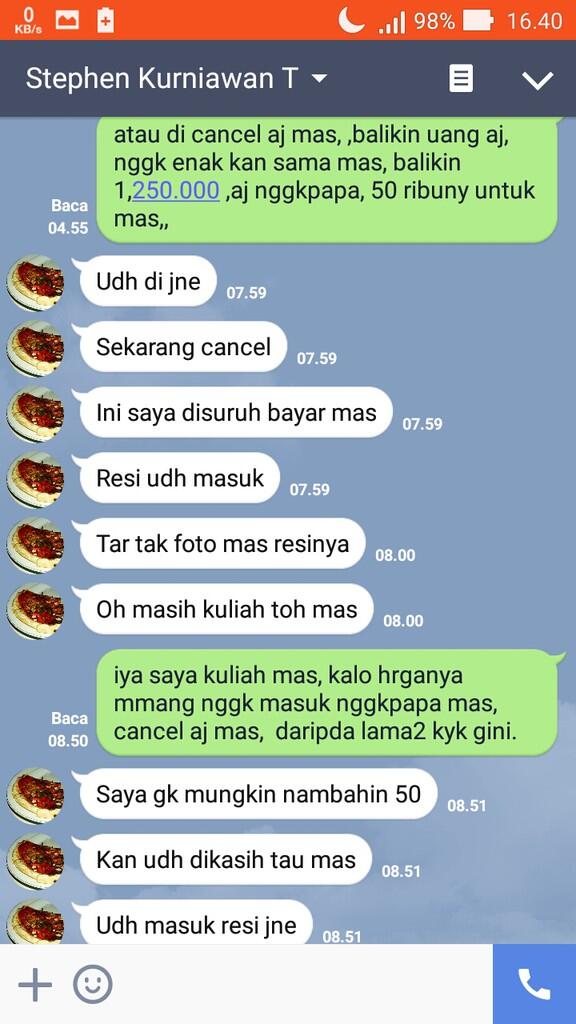 WARNING !!! Jangan sampai terulang lagi seperti Thread ini dalam Jual-Beli Online.