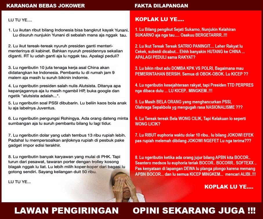 Perjuangan Relawan JOKOWI