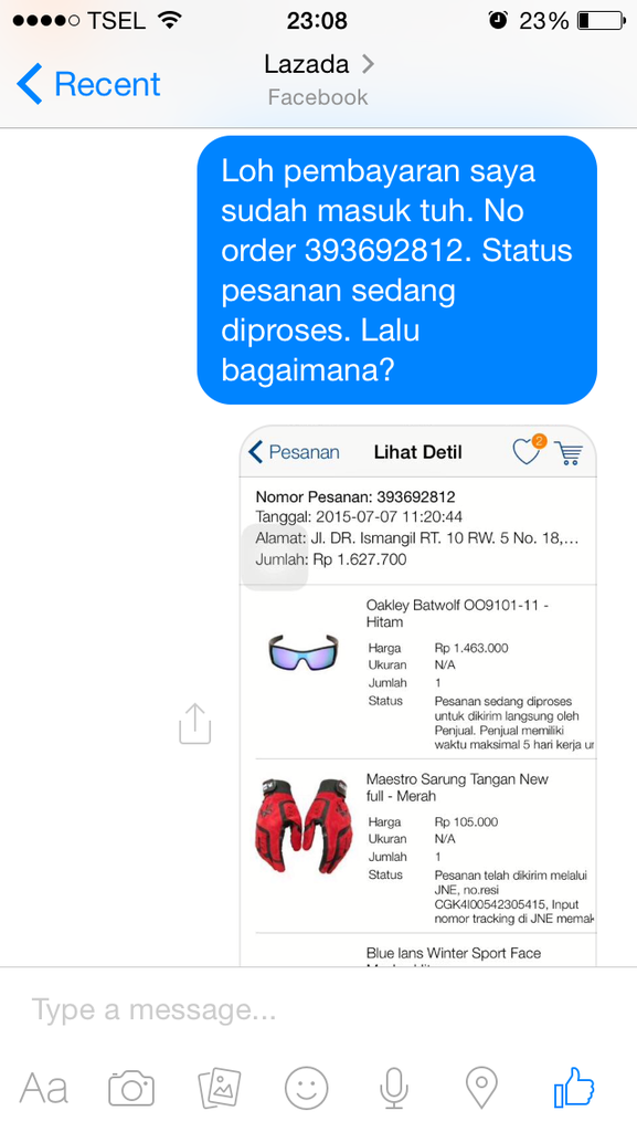 Lazada tolong baca, ini hampir mengarah ke penipuan loh...