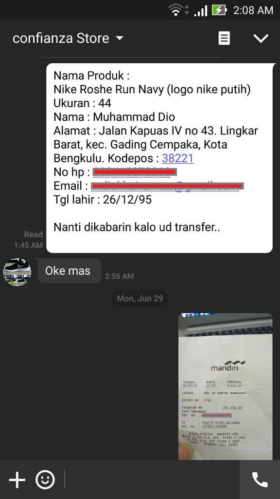 SURAT TERBUKA UNTUK CONFIANZA STORE &#91;PENIPUAN&#93;