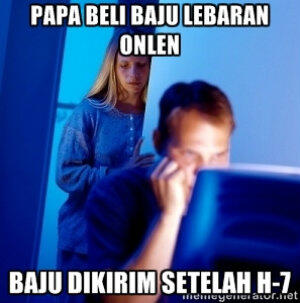 Awas! 14 Meme Baju Lebaran Ini Bikin Agansista Senyum Sendiri Saat Belanja