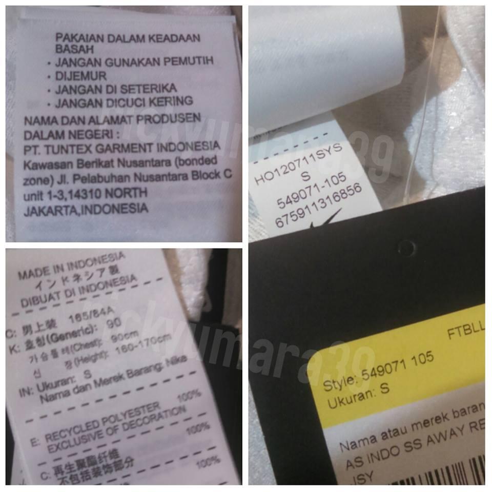 Pre Order ORIGINAL Nike Jersey Klub 13/14 dan Negara World Cup 2014 - BNIB