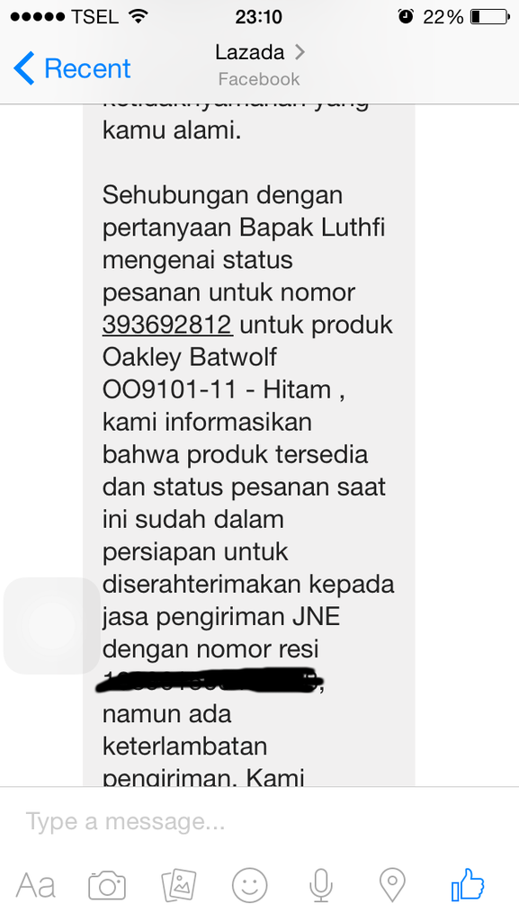 Lazada tolong baca, ini hampir mengarah ke penipuan loh...