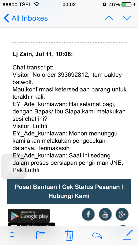 Lazada tolong baca, ini hampir mengarah ke penipuan loh...