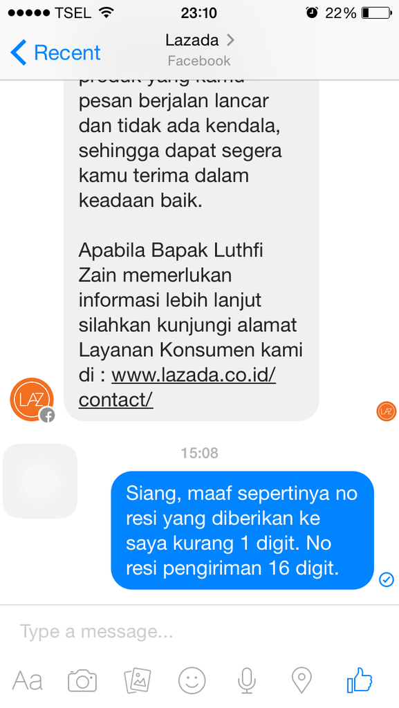 Lazada tolong baca, ini hampir mengarah ke penipuan loh...