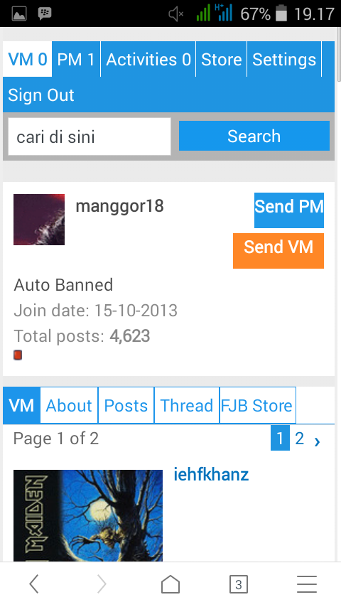 Tolong dong unbanned &quot;manggor18&quot;