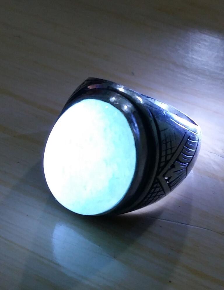 Cincin Ijo Garut Kristal HQ + Memo DGL - "Yasmeena"