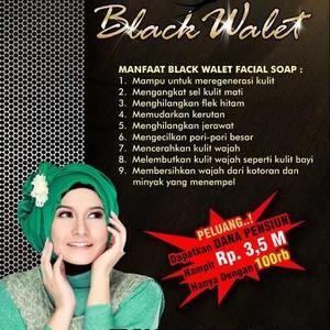 Blackwalet facial soap merjai bumi nusantara 