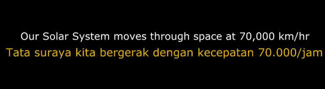 Apakah benar Tata Surya kita bukan hanya berotasi ?