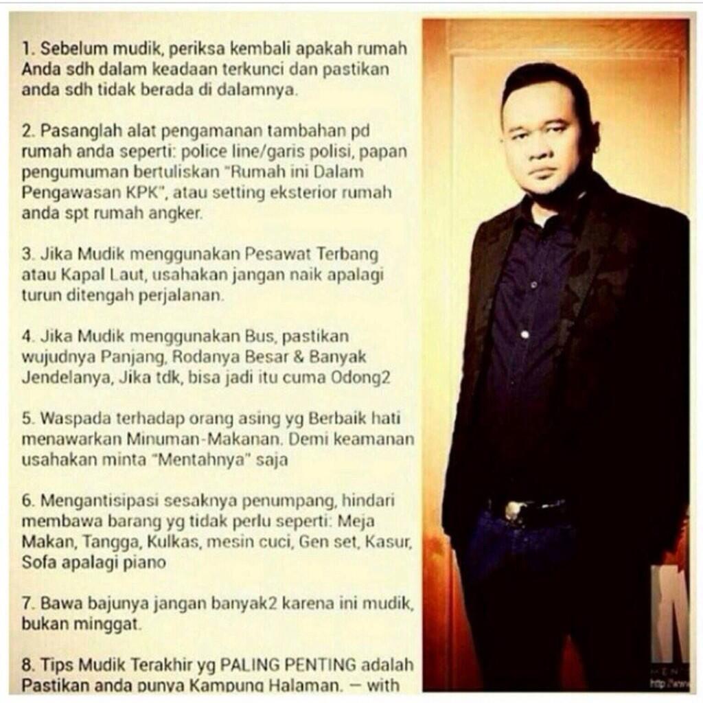 Tips Mudik Ala Cak Lontong