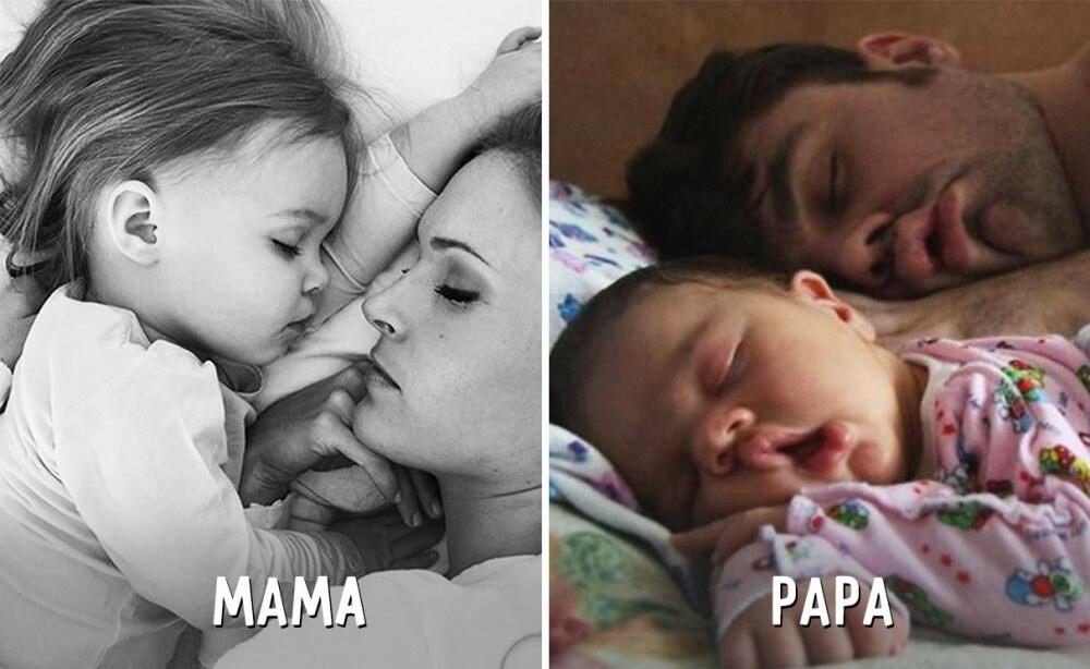 Perbandingan Ayah dan Ibu ketika Mengurus Anak