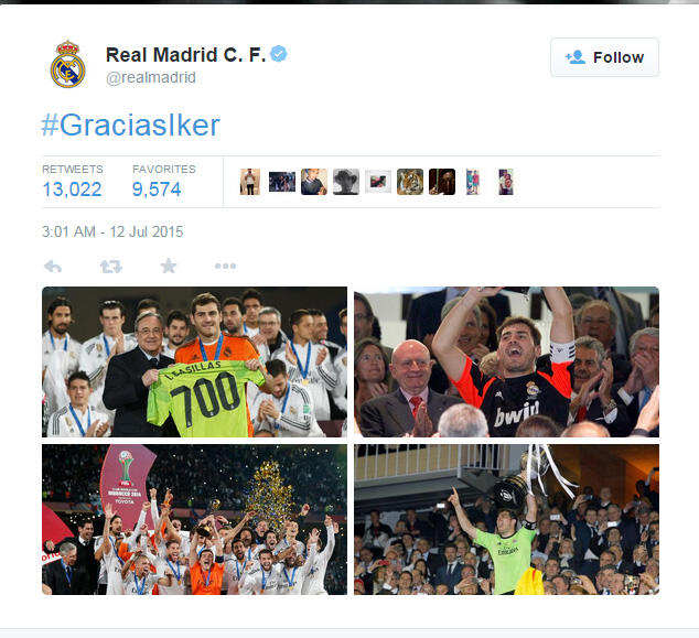 Real Madrid Unfollow Twitter Casillas Tak Berapa Lama Setelah Konverensi Pers
