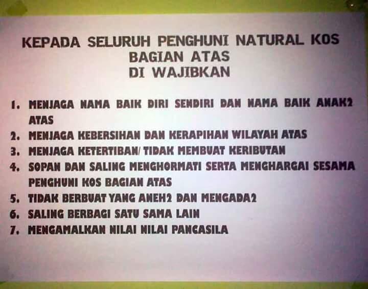 Pesan Bijak Ibu Kost (Legendary Quotes)