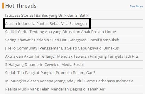 Ini alasan Indonesia pantas bebas visa Schengen