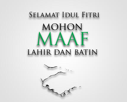 Selamat Hari Raya Idul Fitri, 1 syawal 1436 H
