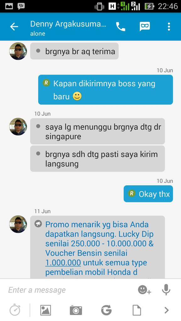 Hati-hati penipuan Alexander Denny Argakusuma