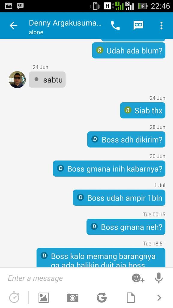 Hati-hati penipuan Alexander Denny Argakusuma