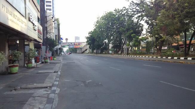 &#91;PIC&#93; Suasana Sepi Jakarta Saat Lebaran