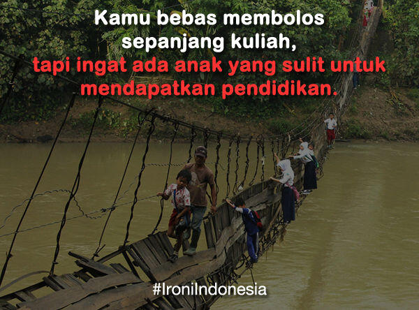 13 Poster, Parahnya kehidupan di Indonesia