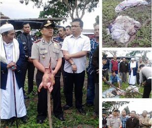 Biadab, Kepala Babi Dipasang di Lokasi Pembangunan Masjid di Bitung Sulut 