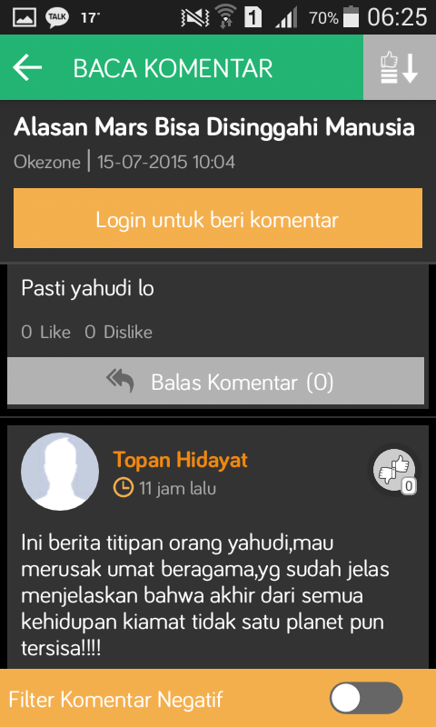 Pandangan negatif masyarakat Indonesia akan IPTEK