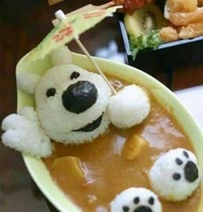 15 Foto penyajian makanan yang unik ini, bikin sayang buat dimakan