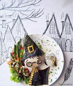 15 Foto penyajian makanan yang unik ini, bikin sayang buat dimakan