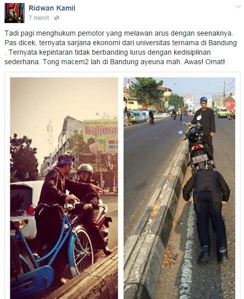 di tangkap ridwan kamil orang ini pushup tengah jalan