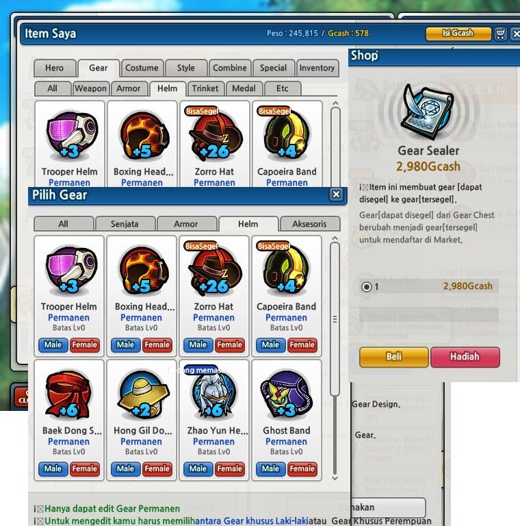 LOST SAGA.WTS ZORRO HAT +26