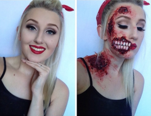 10 Hasil Makeup Halloween Terbaik dan Tutorialnya