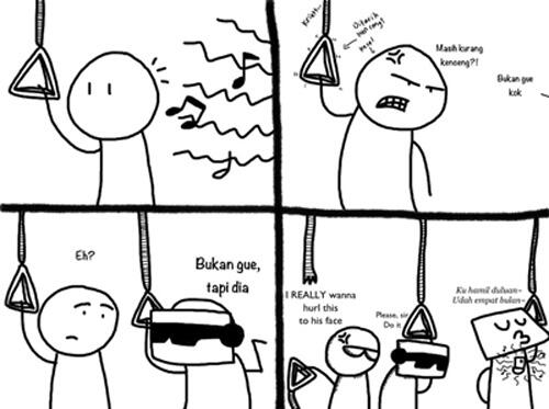 Macam-macam orang kalau pakai headset