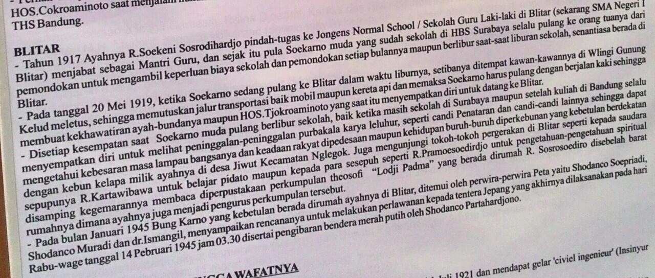 Berkunjung ke Istana Gebang Rumah Masa Kecil Bung Karno