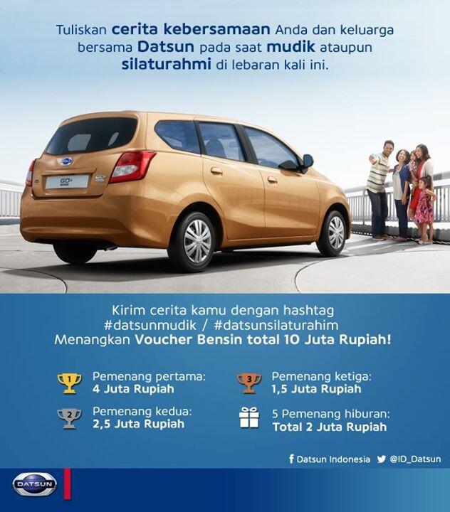 Yang Abis Lebaran pake mobil Datsun bisa cek kemari yaa :)