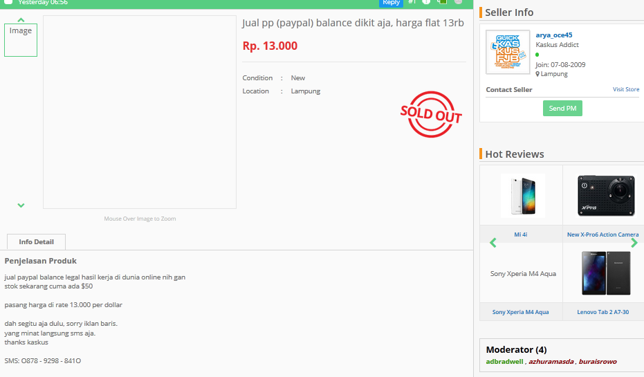Surat Terbuka untuk id arya_oce45