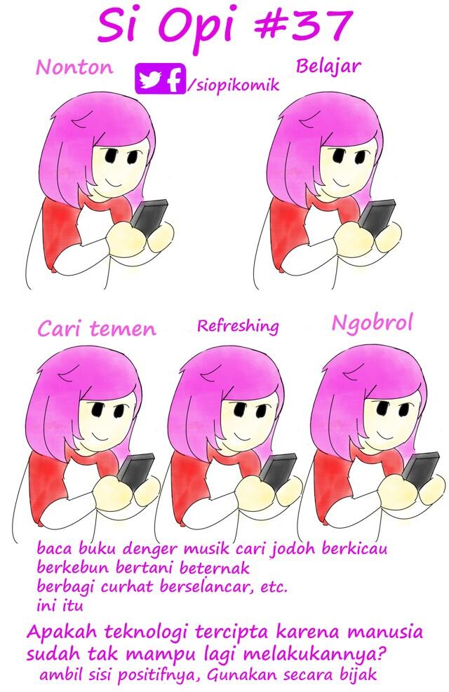 si opi , komik strip bikinan ane, mohon saran nya gan